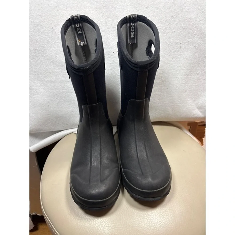 Bogs Classic High HA Waterproof Boots Youths 4 Black Good Insulated Snow Rain